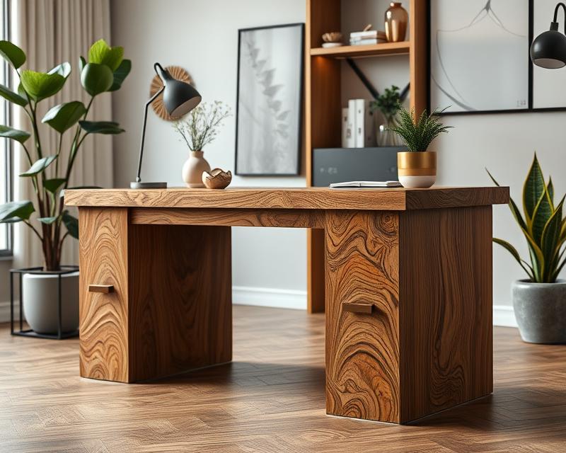 Drewniane biurka: elegancja, funkcjonalność i aranżacje wnętrz
