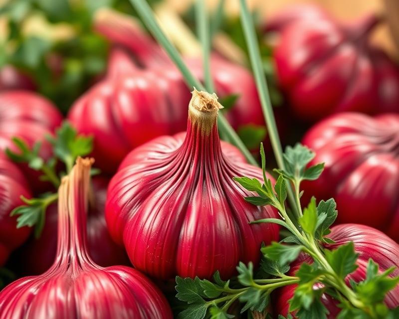 Czosnek czerwony: właściwości, korzyści zdrowotne i zastosowanie