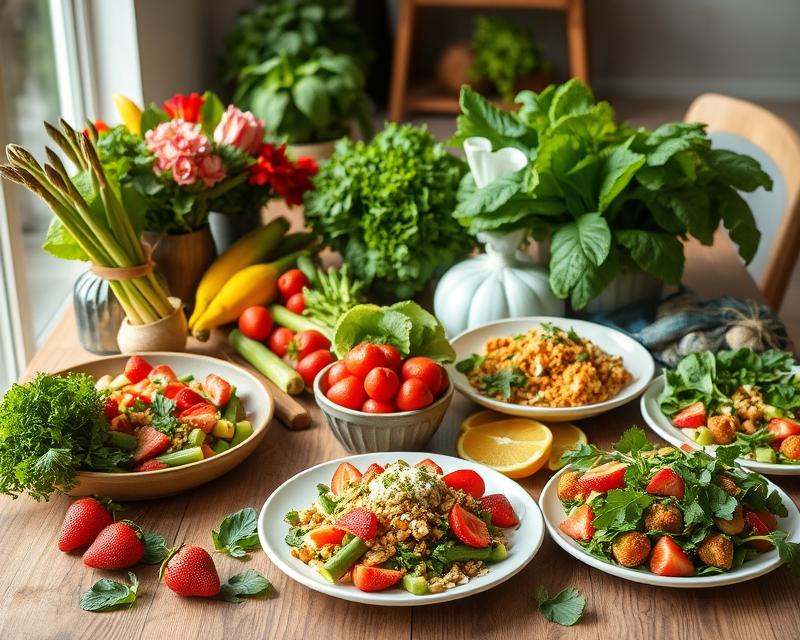 Wiosenny jadłospis: 7 dni zdrowych posiłków na wiosnę