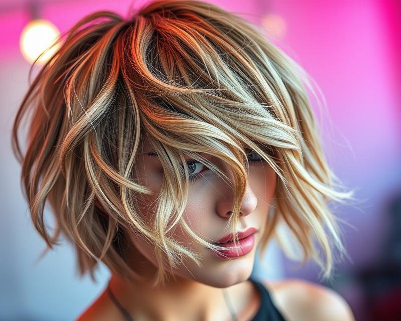 Połamane fale na krótkich włosach – trendy i stylizacja krok po kroku