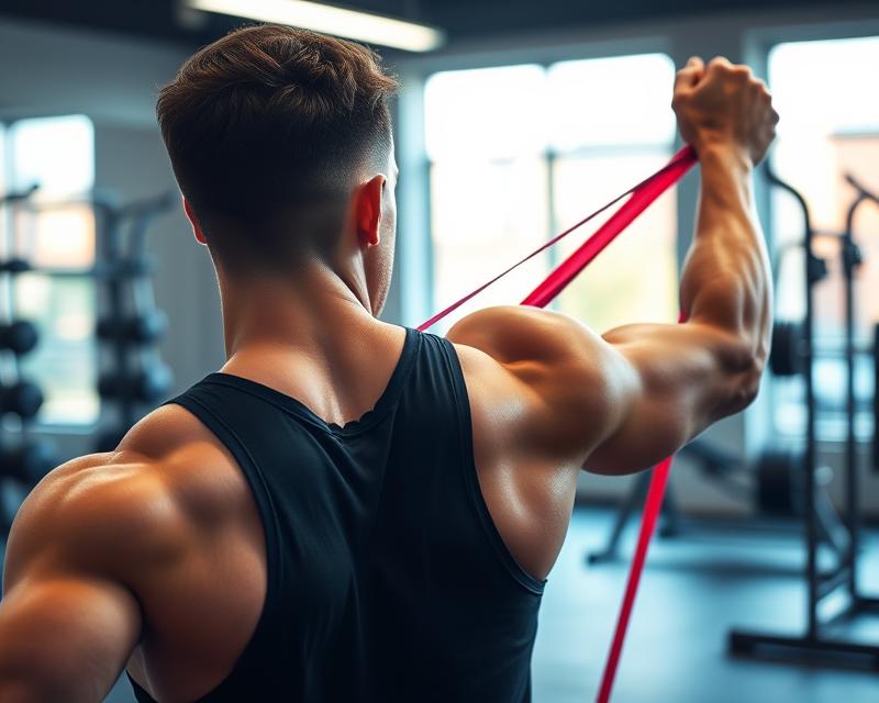 Face pull z gumą – jak wzmocnić plecy i barki w 5 kroków